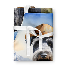Load image into Gallery viewer, Kerry Blue Terrier Cowboy Welcome Apron – Artist-Designed Kitchen, BBQ &amp; Craft Apron