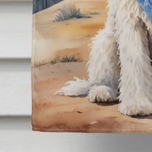 Load image into Gallery viewer, Komondor Cowboy Welcome House Flag