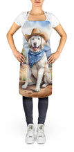 Load image into Gallery viewer, Kuvasz Cowboy Welcome Apron – Artist-Designed Kitchen, BBQ &amp; Craft Apron