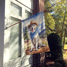 Load image into Gallery viewer, Kuvasz Cowboy Welcome House Flag