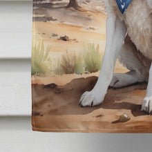 Load image into Gallery viewer, Kuvasz Cowboy Welcome House Flag