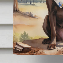 Load image into Gallery viewer, Labrador Retriever Cowboy Welcome House Flag