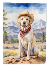 Load image into Gallery viewer, Labrador Retriever Cowboy Welcome House Flag