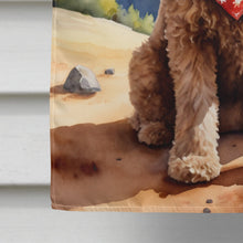 Load image into Gallery viewer, Labradoodle Cowboy Welcome House Flag