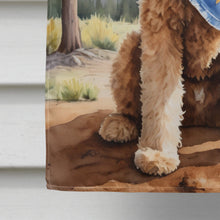 Load image into Gallery viewer, Labradoodle Cowboy Welcome House Flag