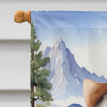 Load image into Gallery viewer, Lhasa Apso Cowboy Welcome House Flag