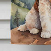 Load image into Gallery viewer, Maltipoo Cowboy Welcome House Flag