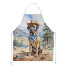 Load image into Gallery viewer, Mastiff Cowboy Welcome Apron – Artist-Designed Kitchen, BBQ &amp; Craft Apron