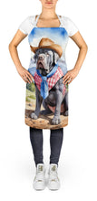 Load image into Gallery viewer, Neapolitan Mastiff Cowboy Welcome Apron – Artist-Designed Kitchen, BBQ &amp; Craft Apron