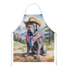 Load image into Gallery viewer, Neapolitan Mastiff Cowboy Welcome Apron – Artist-Designed Kitchen, BBQ &amp; Craft Apron
