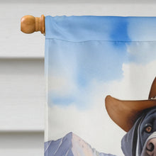 Load image into Gallery viewer, Neapolitan Mastiff Cowboy Welcome House Flag