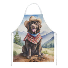 Load image into Gallery viewer, Newfoundland Cowboy Welcome Apron – Artist-Designed Kitchen, BBQ &amp; Craft Apron