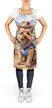 Load image into Gallery viewer, Norwich Terrier Cowboy Welcome Apron – Artist-Designed Kitchen, BBQ &amp; Craft Apron