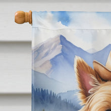 Load image into Gallery viewer, Norwich Terrier Cowboy Welcome House Flag