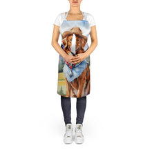 Load image into Gallery viewer, Nova Scotia Duck Tolling Retriever Cowboy Welcome Apron – Artist-Designed Kitchen, BBQ &amp; Craft Apron