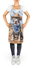 Load image into Gallery viewer, Pit Bull Terrier Cowboy Welcome Apron – Artist-Designed Kitchen, BBQ &amp; Craft Apron