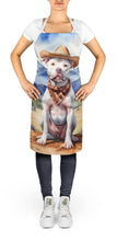 Load image into Gallery viewer, Pit Bull Terrier Cowboy Welcome Apron – Artist-Designed Kitchen, BBQ &amp; Craft Apron
