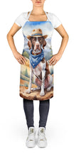 Load image into Gallery viewer, Pointer Cowboy Welcome Apron – Artist-Designed Kitchen, BBQ &amp; Craft Apron