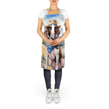 Load image into Gallery viewer, Pointer Cowboy Welcome Apron – Artist-Designed Kitchen, BBQ &amp; Craft Apron