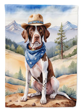 Load image into Gallery viewer, Pointer Cowboy Welcome House Flag