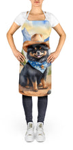 Load image into Gallery viewer, Pomeranian Cowboy Welcome Apron – Artist-Designed Kitchen, BBQ &amp; Craft Apron