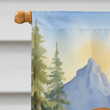 Load image into Gallery viewer, Pomeranian Cowboy Welcome House Flag