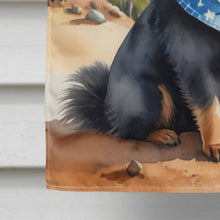 Load image into Gallery viewer, Pomeranian Cowboy Welcome House Flag