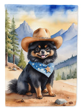 Load image into Gallery viewer, Pomeranian Cowboy Welcome House Flag