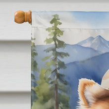 Load image into Gallery viewer, Pomeranian Cowboy Welcome House Flag