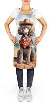 Load image into Gallery viewer, Poodle Cowboy Welcome Apron – Artist-Designed Kitchen, BBQ &amp; Craft Apron