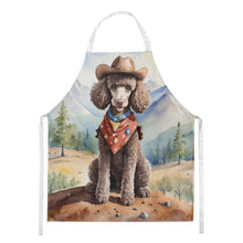 Load image into Gallery viewer, Poodle Cowboy Welcome Apron – Artist-Designed Kitchen, BBQ &amp; Craft Apron