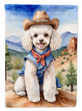 Load image into Gallery viewer, Poodle Cowboy Welcome House Flag