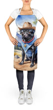 Load image into Gallery viewer, Pug Cowboy Welcome Apron – Artist-Designed Kitchen, BBQ &amp; Craft Apron