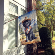 Load image into Gallery viewer, Puli Cowboy Welcome House Flag