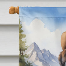 Load image into Gallery viewer, Saint Bernard Cowboy Welcome House Flag