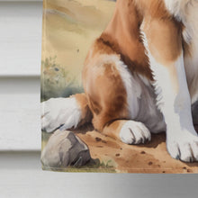 Load image into Gallery viewer, Saint Bernard Cowboy Welcome House Flag