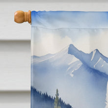 Load image into Gallery viewer, Samoyed Cowboy Welcome House Flag