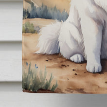 Load image into Gallery viewer, Samoyed Cowboy Welcome House Flag