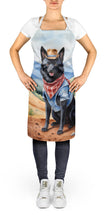 Load image into Gallery viewer, Schipperke Cowboy Welcome Apron – Artist-Designed Kitchen, BBQ &amp; Craft Apron