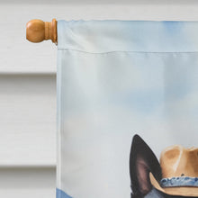 Load image into Gallery viewer, Schipperke Cowboy Welcome House Flag
