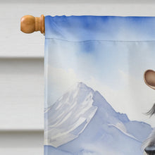 Load image into Gallery viewer, Scottish Deerhound Cowboy Welcome House Flag