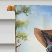 Load image into Gallery viewer, Scottish Terrier Cowboy Welcome House Flag