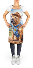 Load image into Gallery viewer, Shar Pei Cowboy Welcome Apron – Artist-Designed Kitchen, BBQ &amp; Craft Apron