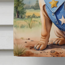 Load image into Gallery viewer, Shar Pei Cowboy Welcome House Flag