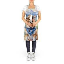 Load image into Gallery viewer, Shiba Inu Cowboy Welcome Apron – Artist-Designed Kitchen, BBQ &amp; Craft Apron