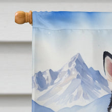 Load image into Gallery viewer, Siberian Husky Cowboy Welcome House Flag