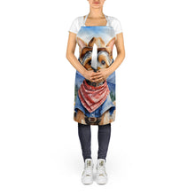 Load image into Gallery viewer, Silky Terrier Cowboy Welcome Apron – Artist-Designed Kitchen, BBQ &amp; Craft Apron