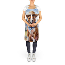 Load image into Gallery viewer, Staffordshire Bull Terrier Cowboy Welcome Apron – Artist-Designed Kitchen, BBQ &amp; Craft Apron