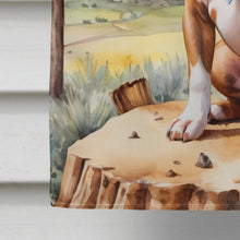 Load image into Gallery viewer, Staffordshire Bull Terrier Cowboy Welcome House Flag