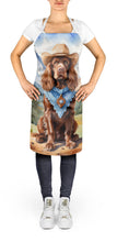 Load image into Gallery viewer, Sussex Spaniel Cowboy Welcome Apron – Artist-Designed Kitchen, BBQ &amp; Craft Apron